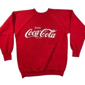 Vintage Enjoy Coca Cola crewneck sweatshirt men's medium fit
